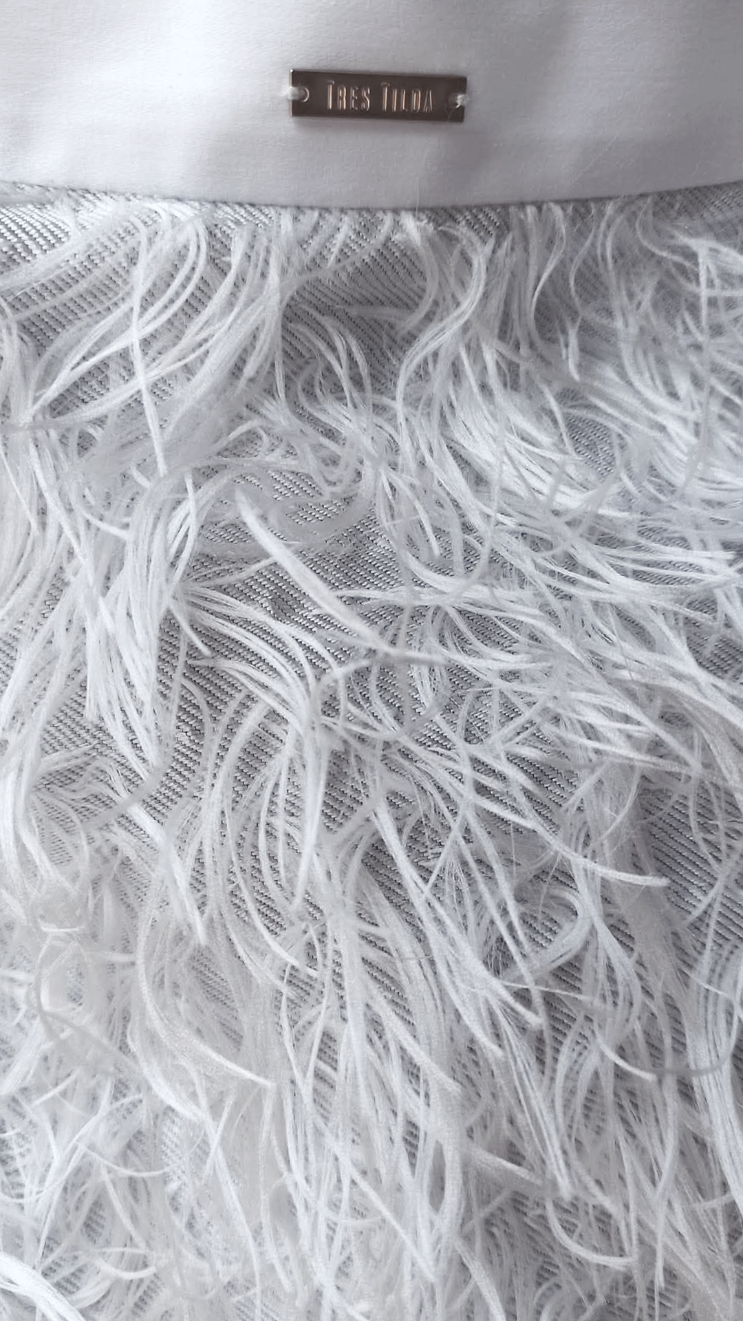FEATHERED SKIRT VESUVIO