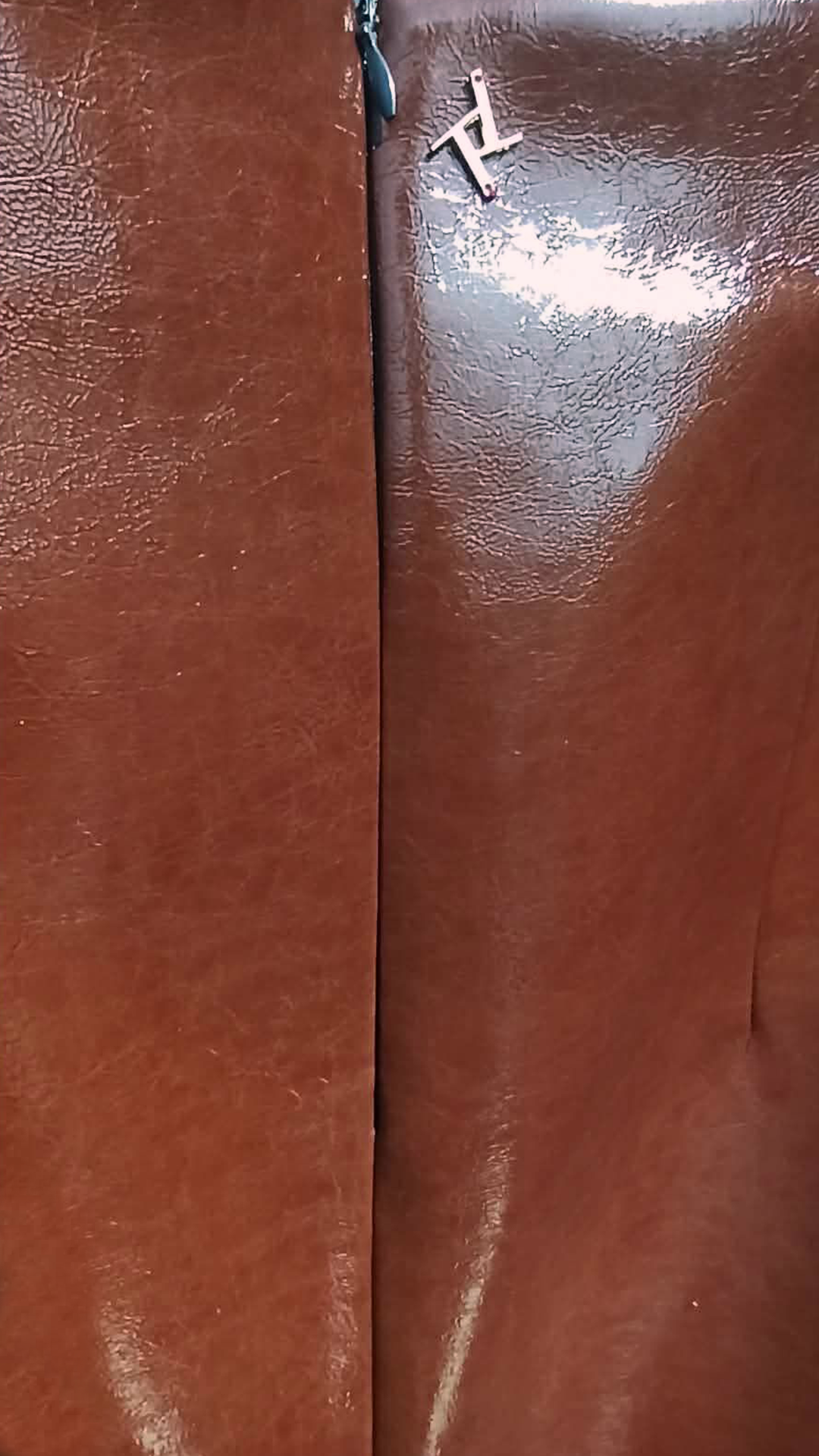 VEGAN LEATHER SKIRT ISCHIA