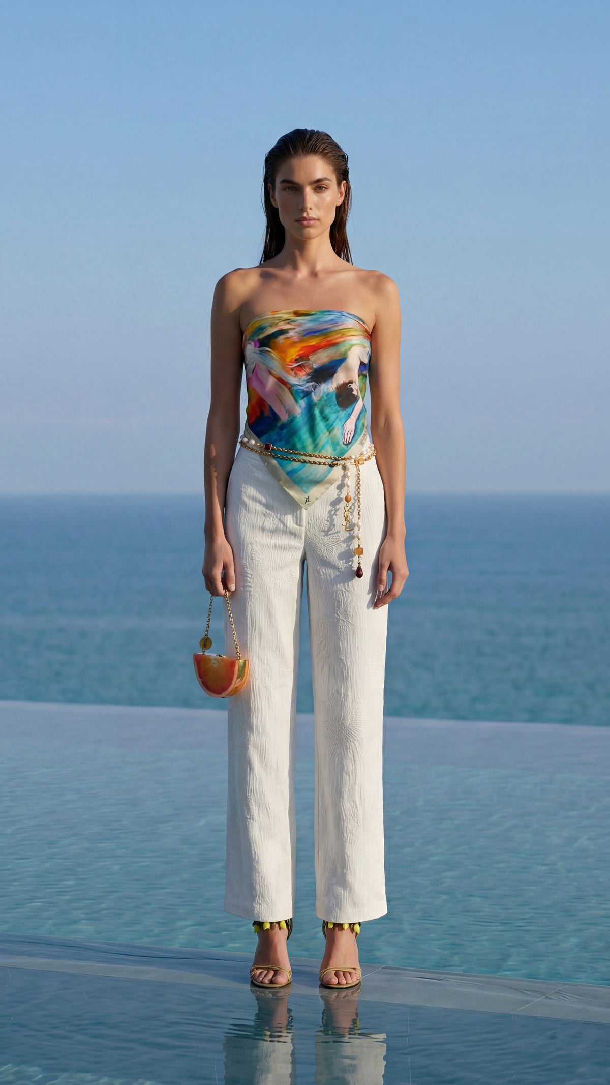 "Always forever. Let me down easy." Foulard