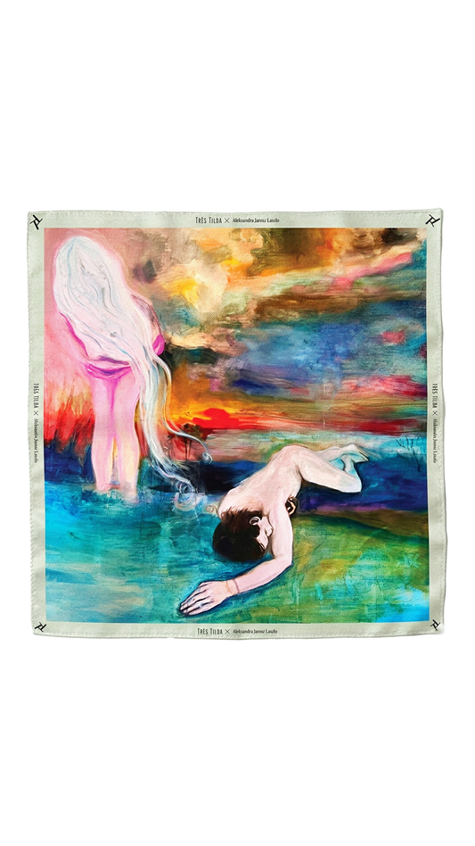 "Always forever. Let me down easy." Foulard