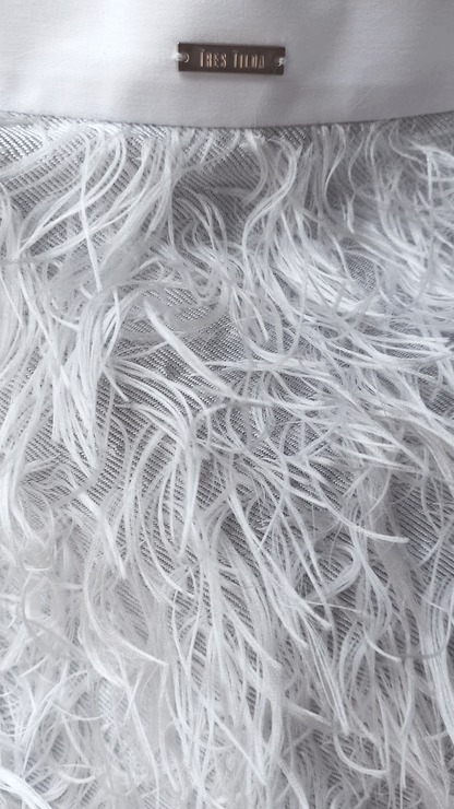 FEATHERED SKIRT VESUVIO